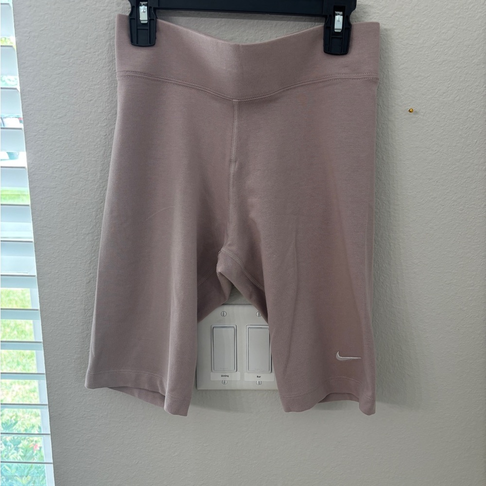 Nike Pink Bike Shorts High-Waisted Performance